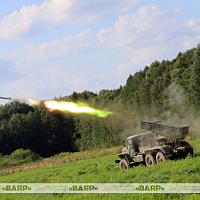 Полевой выход артиллерийских подразделений и  воинских частей  СЗОК