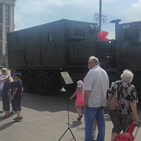 Связисты на праздничных площадках Минска