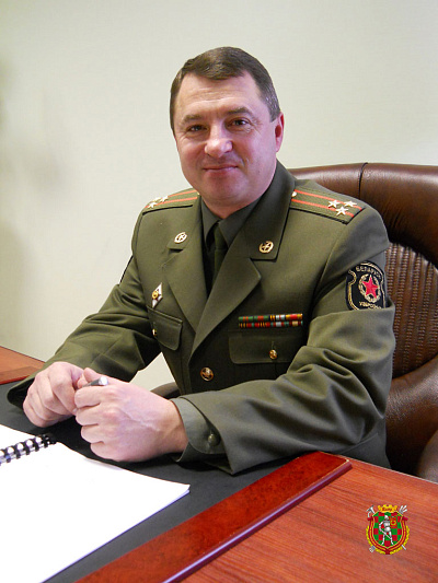 Полковник Александр Горошкин, военный комиссар Могилевской области 