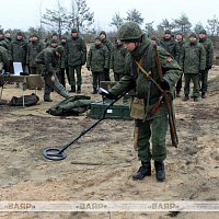 Показное занятие на Гожском полигоне