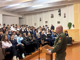 Представители военного факультета в ГрГУ продолжают проводить профориентационную работу