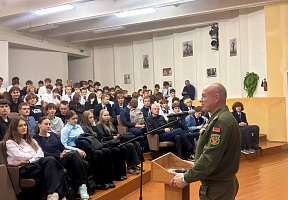 Представители военного факультета в ГрГУ продолжают проводить профориентационную работу