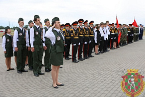 Церемония открытия заключительного этапа республиканской военно-патриотической игры «Орленок»