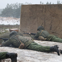 Фотофакт: в 11 омбр продолжаются ККЗ с личным составом нового пополнения