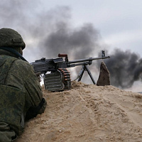 Боевые стрельбы взводов на полигоне Брестский