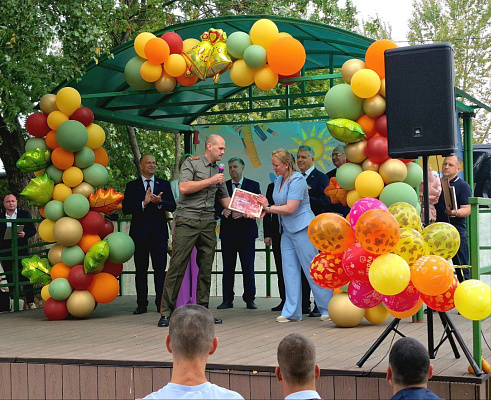 Военнослужащие 120 омбр посетили пансионат «Солнечный»