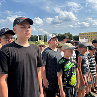 Открытие палаточного воспитательно-оздоровительного лагеря военно-патриотического профиля «Гвардейцы 120-й»