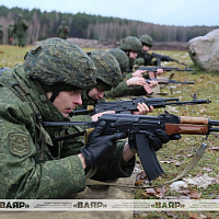 Занятия по огневой подготовке с военнослужащими 120 омбр