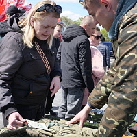 Праздничные мероприятия у мемориального комплекса «Курган Славы»