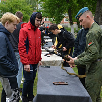 Открытие спортивно-патриотического лагеря на базе 38 одшбр