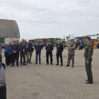 Военные комиссары Гродненщины ознакомились с ходом уборочной кампании