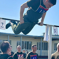 Занятия в инженерном полку СЗОК