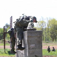 На полигоне Лепельский проходит состязание на лучшую разведгруппу Вооружённых Сил 