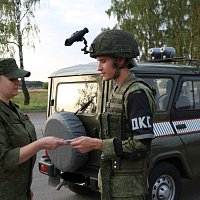 Военнослужащие 36 дмостбр приняли участие в акции «Подари фликер сослуживцу»