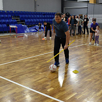 Во Дворце игровых видов спорта «Уручье» прошёл семейный спортивный праздник