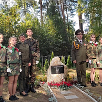 Военнослужащие в/ч 39872 приняли участие в открытии памятного знака