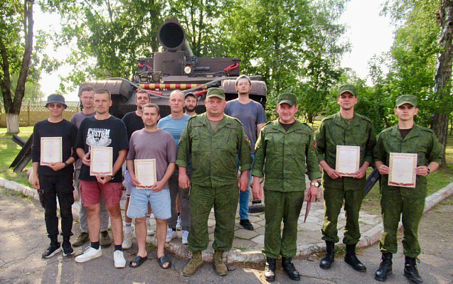 Завершился учебный сбор с офицерами запаса