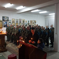 Празднование Пасхи прошло в Витебской воздушно-десантной бригаде