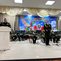 Чествование военнослужащих, увольняемых в запас