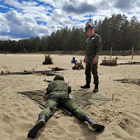 Курсанты выполнили упражнение начальных стрельб