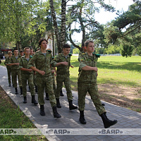 В гостях у гвардейцев — юные усовцы