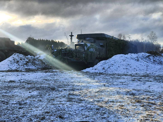Тактическое учение с одним из подразделений 377 зрп