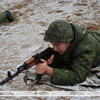 На войсковом стрельбище Гожского полигона прошли занятия с новым пополнением по огневой подготовке