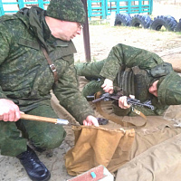 Старание новобранцев налицо