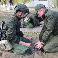 В батальоне РЭБ  продолжаются контрольные занятия по предметам обучения