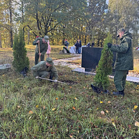 Военнослужащие 15 зрбр приняли участие в субботнике 