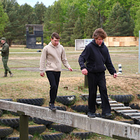 На полигоне 11 омбр стартовал районный этап военно-патриотической игры «Орлёнок»