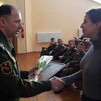 В 5-й отдельной бригаде специального назначения прошли торжественные мероприятия, посвященные Дню женщин