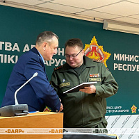  Старший советник юстиции Игорь Шерснёв посетил военное информационное агентство «Ваяр»