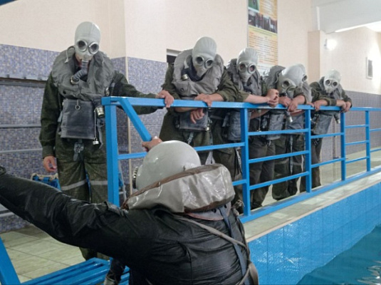 Занятия по легководолазной подготовке