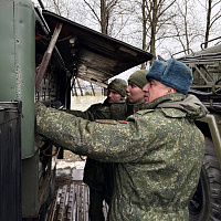 Практическое занятие с курсантами военного факультета в БГАА