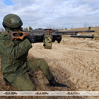 Комплексное тактическое занятие с боевой стрельбой с военнослужащими 6 омбр