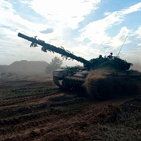 Командно-штабное учение с танковым батальоном механизированной бригады СЗОК