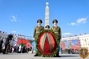 Торжественные мероприятия на Площади Победы