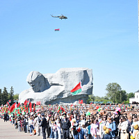 Празднование Дня Победы в Бресте