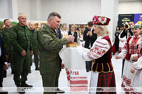 День белорусской национальной культуры организован для военнослужащих, принимающих участие в специальном учении ОДКБ «Барьер-2026»