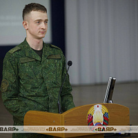 В Минской военной комендатуре проходят занятия с новым пополнением