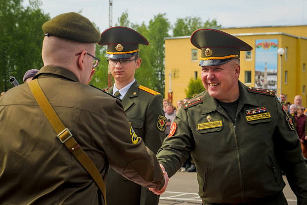 Церемония принятия Военной присяги в Жодино