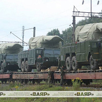  Военнослужащие осуществили погрузку техники на железнодорожные эшелоны