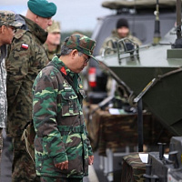 Военные атташе наблюдали за финальным розыгрышем тактического эпизода практических действий войск КШУ