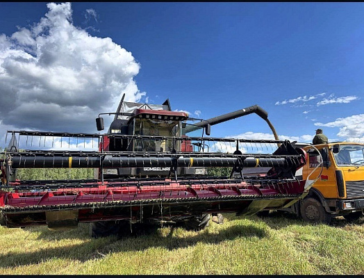 Военнослужащие помогают аграриям Витебщины