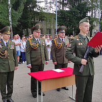 Военную присягу приняли