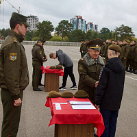Новый военно-патриотический клуб «Дружина» принял в свои ряды первых кадетов