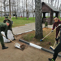 Воины 19 омбр навели порядок на территориях и объектах Заслоновского гарнизона