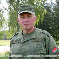 На полигоне Уручье проходят занятия по огневой подготовке с офицерами органов военного управления