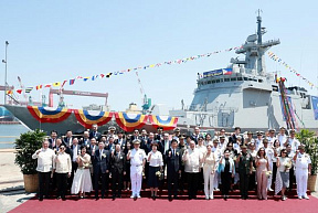 На верфи HD HHI спущен на воду головной корвет «Мигель Мальвар» для ВМС Филиппин